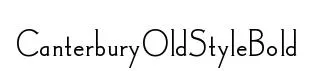 CanterburyOldStyleBold