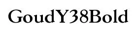 GoudY38Bold