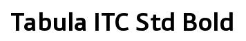 Tabula ITC Std Bold