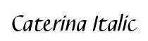 Caterina Italic