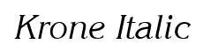 Krone Italic