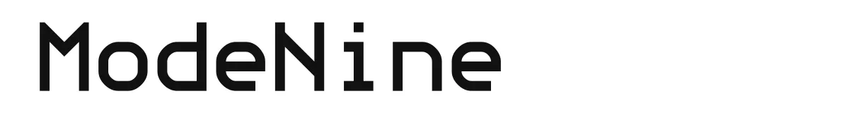 ModeNine font preview