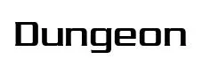 Dungeon font preview