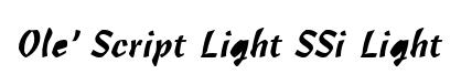 Ole' Script Light SSi Light
