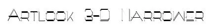Artlook 3-D Narrower