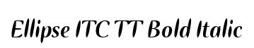 Ellipse ITC TT Bold Italic