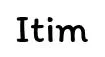 Itim original font preview