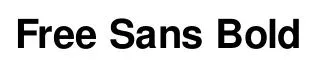 Free Sans Bold