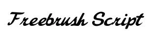 Freebrush Script