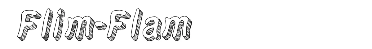Flim-Flam original font preview