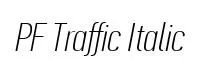 PF Traffic Italic