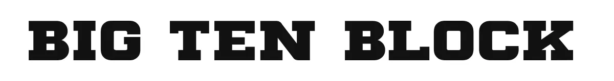 Big Ten Block font preview