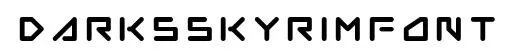 DarksSkyrimFont