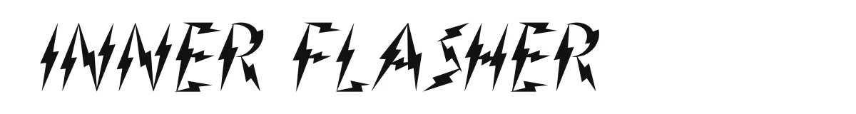 Inner Flasher original font preview