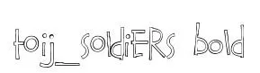 TOY_SOLDIERS  Bold