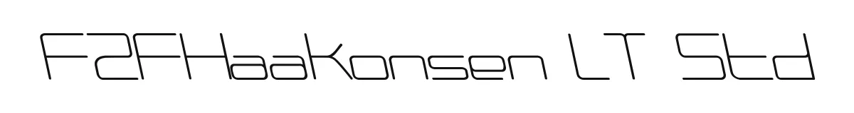 F2FHaakonsen LT Std font preview