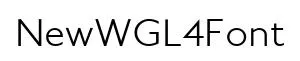 NewWGL4Font