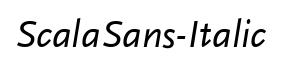 ScalaSans-Italic