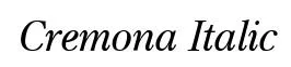 Cremona Italic