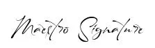 Maestro Signature