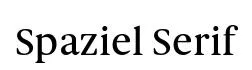 Spaziel Serif