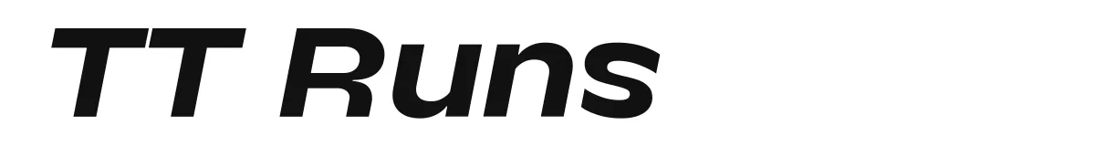 TT Runs Trial Bold Italic preview