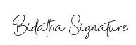 Bidatha Signature