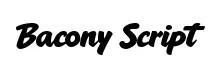 Bacony Script