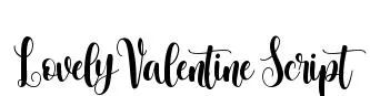 Lovely Valentine Script