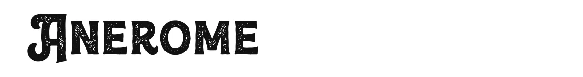 Anerome font preview