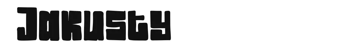 Jakusty original font preview