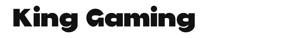 King Gaming font preview