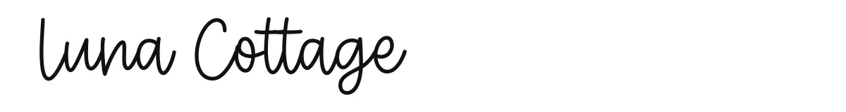Luna Cottage original font preview