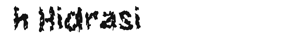 h Hidrasi font preview