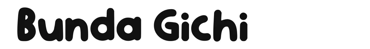 Bunda Gichi font preview