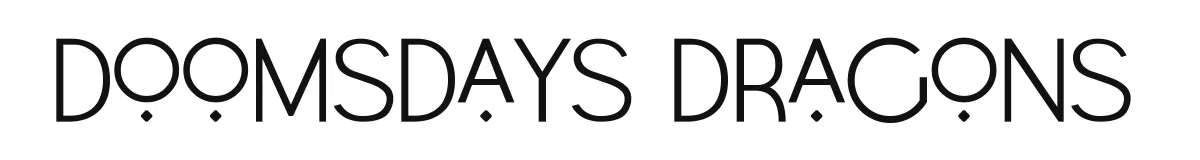 Doomsdays Dragons original font preview