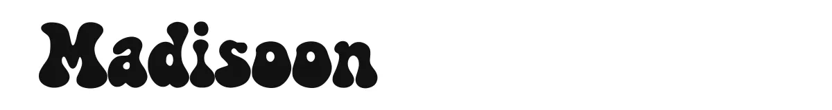 Madisoon original font preview