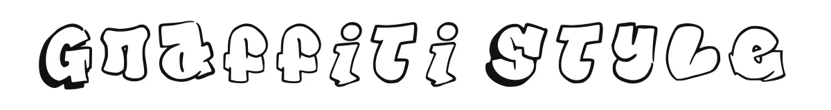 Graffiti Style original font preview