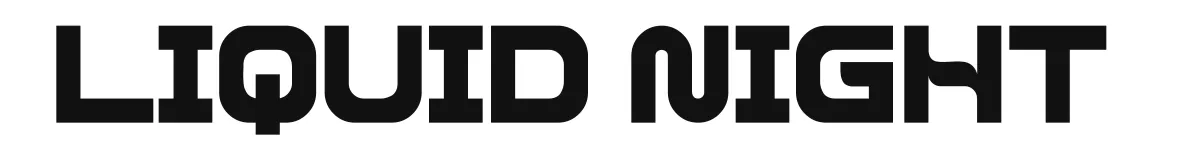 Liquid Night font preview