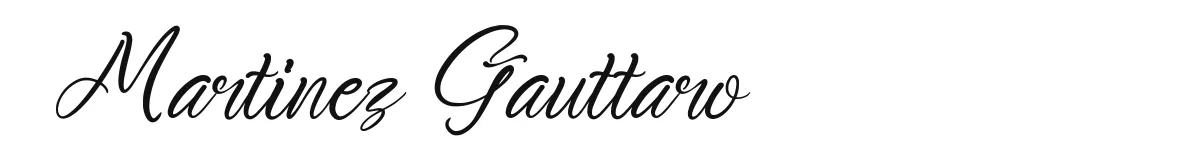 Martinez Gauttaro original font preview