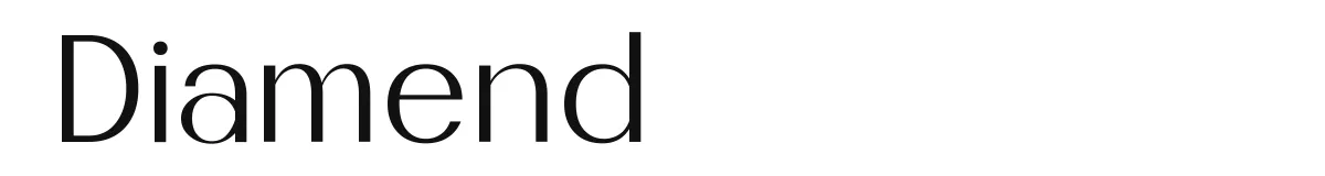 Diamend font preview