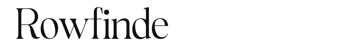 Rowfinde font preview
