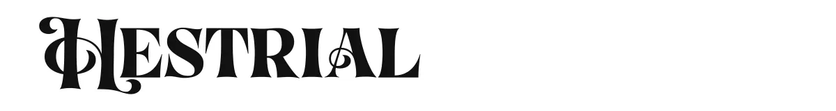 Hestrial font preview