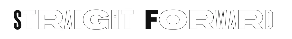 Straight Forward font preview