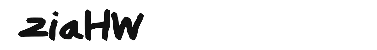 ziaHW original font preview