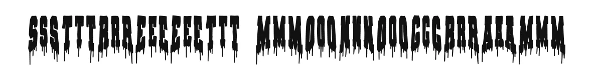 Street Monogram font preview