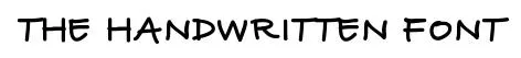 The Handwritten Font