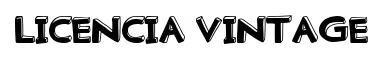Licencia Vintage