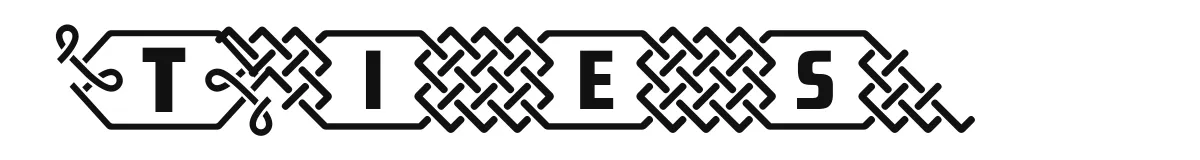 Ties font preview