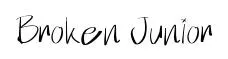 Broken Junior font preview